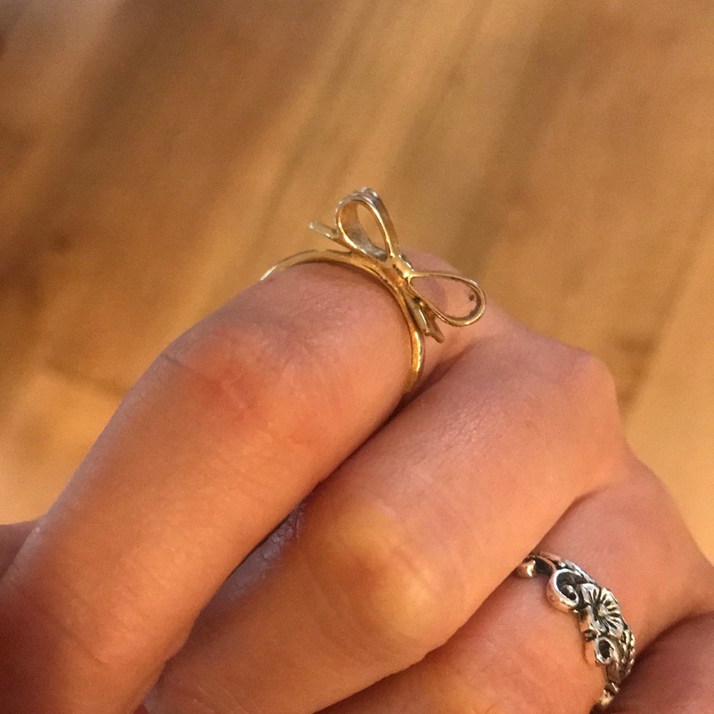 Gold Kate Spade Bow Ring